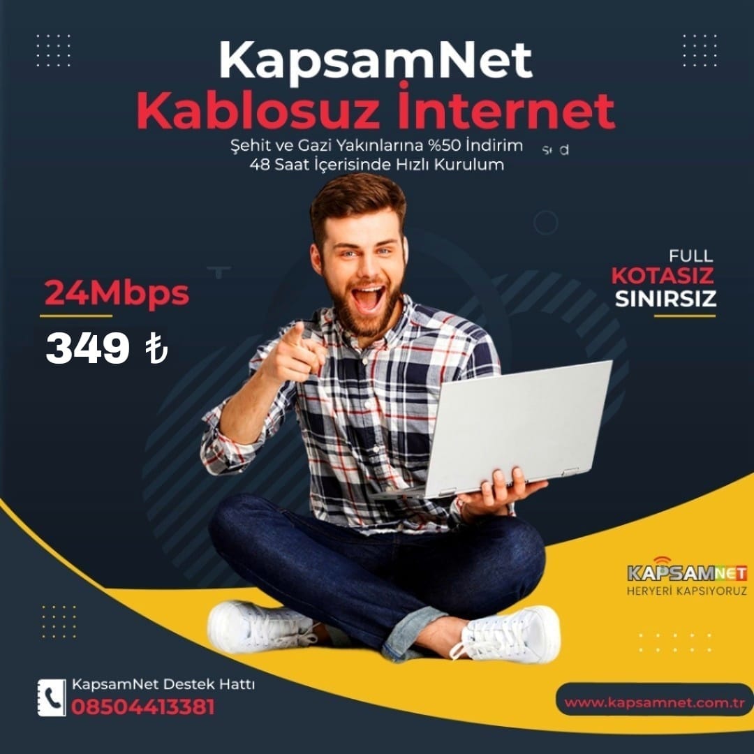 Kablosuz 24 Mbps İnternet Paketi  